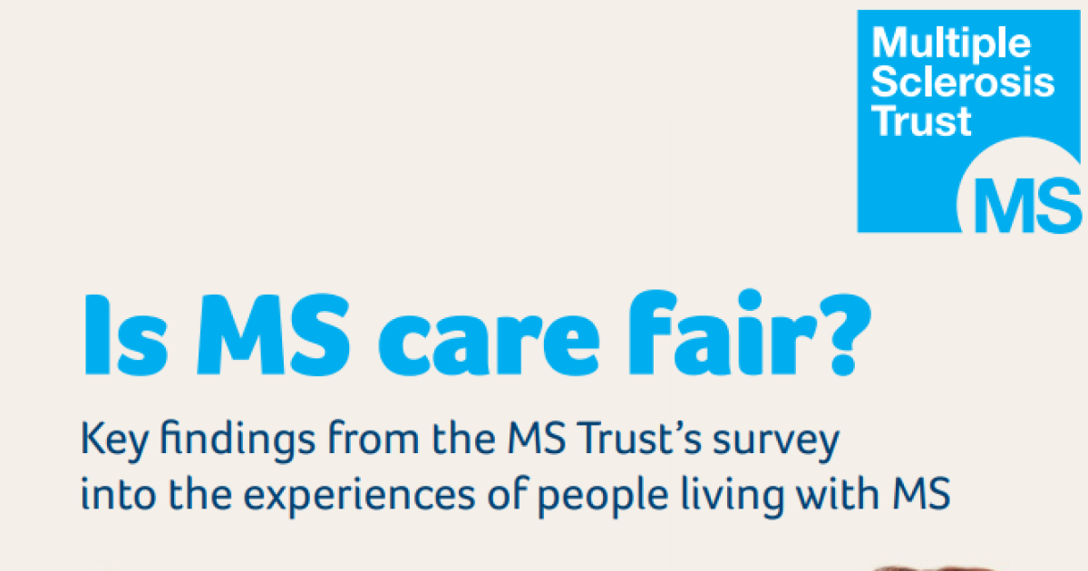 MS Trust report finds people with progressive MS feel like they're